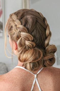 2024's Trending Summer Dutch Braids: 21 Stylish Ideas to Elevate Your Look Two Buns Hairstyle, Dutch Braid Bun, Double French Braids, Dutch Braid Hairstyles, Hairstyle Tutorials, Braided Bun Hairstyles, Haircut Styles, Cool Braid Hairstyles, Two Braids