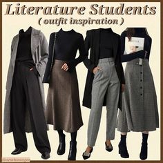 Dark Parisian Aesthetic, Darkest Academia Outfit, Into Style, Academia Aesthetic Outfit, Academia Clothing, Dark Academia Outfits, Dark Academia Outfit, Dark Academy, Academia Outfits