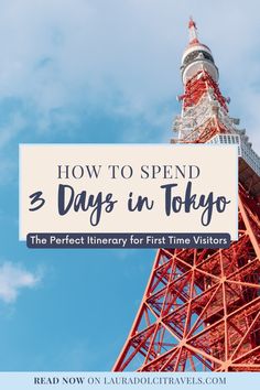 Dreaming of Tokyo? This ultimate 3 day Tokyo itinerary has everything you need to plan the perfect trip! 🗼✨ From must-see attractions and hidden gems to travel tips and advice on where to stay in Tokyo, this guide shows you exactly how to spend 3 days in Tokyo, Japan. Read this so you don’t miss out on the best places to visit, things to do, and insider tips that will make your trip unforgettable. 📌 Pin this for your future trip!🇯🇵