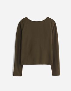 Regular fit. Length: designed to hit between the bellybutton and high hip. Body length from high point of shoulder: 20 3/4'. 57% cotton/38% TENCEL Modal/5% elastane. Machine wash. Imported. Madewell Long Sleeve Tee, Ballet Silhouette, Madewell Top, High Point, Women Long Sleeve, Madewell, Access Denied, New Arrivals, Long Sleeve Tees