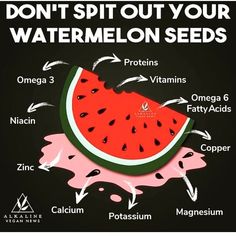 Benefits Of Watermelon Seeds, Dried Watermelon, Watermelon Seed, Food Health Benefits, Baking Soda Beauty Uses, Natural Colon Cleanse, Watermelon Seeds, Healthy Juice Recipes