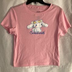 Sanrio Cinnamon Roll Top (L) Brand New Wot Sanrio Cinnamon Roll, Sanrio Clothes, Sanrio Pink, Kawaii Goth, Take My Money, Roll Top, Pinterest Outfits, Cinnamon Roll, Kawaii Clothes