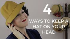 1940s Hats, Vintage Style Hat, How To Wear A Scarf, Trendy Hat, Millinery Hats, Vintage Hats, Wearing A Hat, How To Wear Scarves, Costume Hats