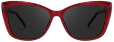 Classic Anti-reflective Sunglasses For Party, Classic Red Cat Eye Sunglasses, Red Square Frame Sunglasses For Party, Red Cat Eye Sunglasses With Uva Protection, Red Cat Eye Polarized Sunglasses, Classic Red Sunglasses With Mirrored Lenses, Red Tinted Sunglasses For Formal Occasions, Elegant Red Polarized Sunglasses, Formal Red Sunglasses For Summer