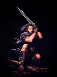 king under the mountain Hobbit Characters, The Hobbit Characters, Under The Mountain, Thorin Oakenshield, Photos Ideas, Lord Of The Rings, Tolkien, The Hobbit, Art Pictures