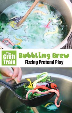 the craft train bubbling brew fizzing pretend play is perfect for toddlers to make