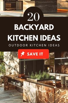 the back yard kitchen ideas are save it