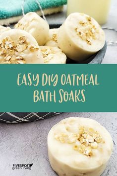 DIY Oatmeal Bath Soak Diy Oatmeal Bath, Oatmeal Bath Soak, Oat Soap, Bath Detox, Oatmeal Bath, Natural Beauty Recipes