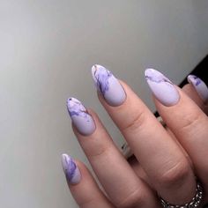 Lilac Nails Design, Purple Manicure, Violet Nails, Unghie Sfumate, Purple Nail Art, Lilac Nails, Wow Nails, Lavender Nails, Fancy Nails Designs