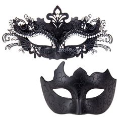 PRICES MAY VARY. Couples Masquerade Masks: Rhinestone metal masquerade masks and men's venetian masquerade masks Retro Classic Style: Glitter powder draw the classic Venetian style. The pattern is simple and handsome, it is the perfect couple combination with exquisite mask Comfortable to Wear: The inside of the couples masquerade mask is ABS high-quality plastic, smooth and comfortable, elastic elastic band, easy to wear and won't slip off all night Various Occasion: Fits most face shapes, any Black Masquerade, Couples Masquerade Masks, Black Masquerade Mask, Venetian Masquerade Masks, Venetian Masquerade, Masquerade Masks, Venetian Mask, Masks Masquerade, Masquerade Mask