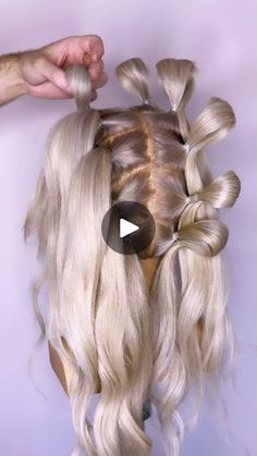 Hair Up For Long Hair, Diy Updos For Long Hair, Get Long Hair, Easy Hair Up, Diy Updo, Hair Tricks, Hair Fixing, Updo Styles, Awesome Hair