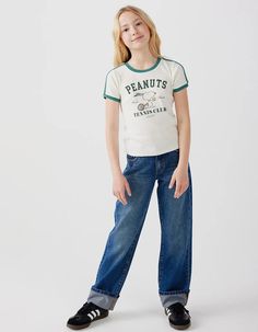 RSQ Girls Cuffed Jeans - Dark Wash | Tillys Cuff Jeans, Wwe T Shirts, Flannel Sweatshirt, Boys Graphic Tee, Cuffed Jeans, Girls Graphic Tee, Girls Blouse, Jeans Button, Mens Trends