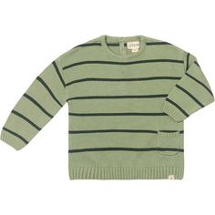 This sage thin stripe cable sweater combines a cosy cable knit with subtle stripes. Ideal for layering, it offers warmth and comfort for cooler days. | Me & Henry | Arnold Striped Ribbed Crew Neck Sweater, (Sage Green, Size 0-3M) | Maisonette collects the best children’s products from around the world (unlike Zulily, Etsy, The Tot, Farfetch Kids, Childrensalon, Crate and Kids, Kohls, Wayfair, Buy Buy Baby, Nordstroms, Mini Boden, J.Crew Factory, or PotteryBarn Kids), creating a curated shopping Cord Pants, Smart Jackets, Smart Shorts, Cotton Beanie, Cords Pants, Bedtime Story, Woven Sweater, Cable Sweater, Buy Buy Baby