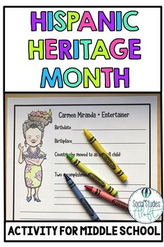 Hispanic heritage month worksheets 18 Search into our collection for more related image. Remember to share your favorite finds with your friends! Simply click on the image to save it, or right-click and choose Save As