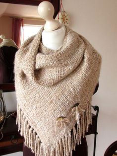 Handwoven alpaca shawl scarf neckwarmer cowl snood Boho shawl Infinity Shawl, Alpaca Shawl, Handwoven Shawls, Boho Shawl, Boucle Yarn, Handwoven Scarf, Cowl Scarf, Loop Scarf, Hand Dyed Silk