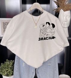 3RACHA printed unisex T-shirt from Stray Kids, BangChan' Changbin and Han. Our t-shirts are printed with careful finishes and bright colors. Sizes are unisex and run true to size. For an oversized style, opt for one or two sizes larger. You can check the size guide in the last photo. * T-SHIRT DETAILS * 100% cotton Soft and light touch * PROCESSING AND SHIPPING TIME * Order processing time is between 1 to 10 days. Delivery time is 4 to 10 working days for Europe. For other countries, the deliver Changbin And Han, Stray Kids Outfits, Light Touch, Kpop Merch, Oversized Style, Really Cute Outfits, Kpop Outfits, Look Cool, Cute Casual Outfits