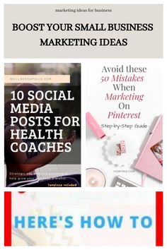 the top 10 social media posts for health coaches to follow in your small business marketing ideas