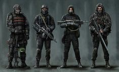 Metal Gear Character Design, Stalker Art, Urban Warrior, Nuclear Winter, Post Apo, Post Apocalyptic Art, Technology Art, Post Apocalypse