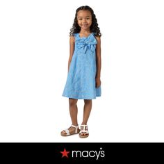 in stock Eyelet Dress, Kids Dress, Blue Dresses, Pick Up, In Store, Buy Online, Free Shipping, Blue