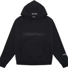 Black Xl Essentials Men Hoodie Essentials Hoodie, Cream Hoodie, Mock Neck Sweatshirt, Fear Of God Essentials, Fear Of God, Mens Essentials, Clothing Essentials, Sweater Black, Oversize Hoodie