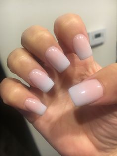 minimalist manicure short nails red Acrylic French Manicure, Ombré French, Ombre French Nails, French Manicure Acrylic Nails, Ombre Gel Nails, Short French Tip Nails, Natural Acrylic Nails, Ombré Nails