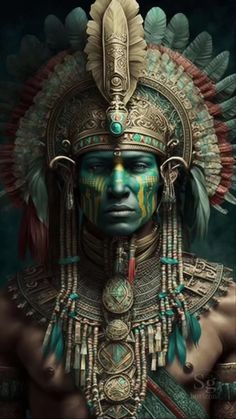 Luigi Navarino on Reels | Anysia Mysti · Mayan Culture & Empire Aztec Warrior Tattoo, Aztec Artwork, Easy Acrylic Painting Ideas, Aztec Tattoo Designs, Mexican Culture Art, Aztec Culture