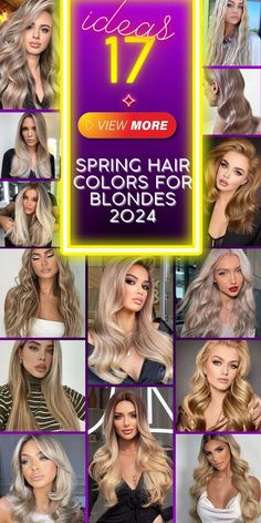 Get ready to turn heads this summer with the top 10 hair colors for women! 🌞🌈 Whether you’re looking to add a splash of color or embrace your natural glow, our list has the hottest trends to keep you shining all season. Dive into shades like the Muted Blonde for a cozy vibe, the Beachy Brunette for sun-kissed elegance, or the bold Cherry Cola reds for a touch of drama. Plus, discover expert tips on choosing the right color for your skin tone and maintaining your vibrant look against the summer rays. Click to reveal the full spectrum of summer’s favorite hues and find your perfect match! #SummerHairColor #HairTrends2024 #VibrantLooks Spring 2024 Hair Trends, Beachy Brunette, Mind Painting, Hair Colors For Blondes, 2024 Hairstyles, Cute Hair Colors, Light Ash Blonde