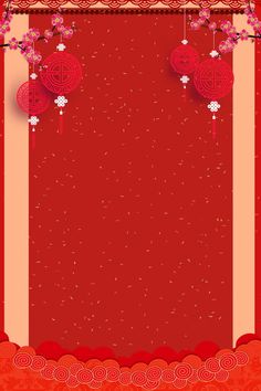 中國結梅花花枝喜鵲邀請函背景素材 Cny Wallpaper, Page Background Design, Blank Frames, Chinese New Year Poster, Chinese Background, New Year Poster, Happy Mid Autumn Festival, Chinese New Year Design, Year Poster