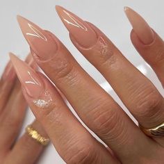 "From warm earthy tones to bold jewel tones, these early fall nail looks will elevate your style game. Which one is your favorite? 💅✨ #NailTrends #FallColors #NailGoals #NailObsessed #NailAddict #NailEnvy #NailSwag #NailGameStrong #NailGoals #FallNails" Long Almond Nude Nails, Ongles Beiges, Beige Nails Design, Unghie Sfumate, Kutek Disney, Milky Nails, Nude Nail Designs, Beige Nails, Acrylic Press On Nails