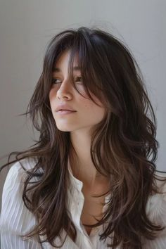 Haircut Names, Hairstyles Brunette, Tattoo Beautiful, Haircuts For Long Hair With Layers, Long Layered Haircuts, Square Face, Men's Haircut