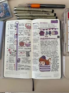 Hobonichi, hobonichi weeks, hobonichi techo weeks, hobonichi planner, hobonichi weeks layout, hobonichi weeks layout, bullet journal, daily planner, planner design, hobonichi weeks layout ideas Bullet Journal Daily Planner, Daily Planner Aesthetic, Planner Hobonichi, Journal Daily Planner, Journal December, Bullet Journal Daily, Bujo Journaling