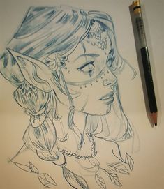 Fantasy Drawings, Drawing Faces, Face Sketch, 캐릭터 드로잉, Lion Tattoo, Girl Sketch, Face Design, How To Draw Hair, Pablo Picasso