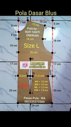 the size chart for a vest is shown with measurements and instructions to make it look like an