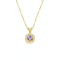 Gold Amethyst Pendant set with Natural Amethyst in a diamond cut at 5mm (0.5 Carat), surrounded by Top Grade CZ Diamonds. Gold Vintage Pendant design made of Gold Vermeil ☞ thickest 18k Gold Plating on top of Solid 925 Sterling Silver ☞ made to last. Matching Ring - please ask meMatching Earrings - please ask me Details:♥ Natural Amethyst sourced from Brazil & CZ Diamonds♥ Amethyst: 5mm, 0.5 Ct, diamond cut♥ Pendant Height 18mm, Width 11mm♥ Free Complimentary Chain♥ 18k Gold Vermeil❀ Each Natura Necklace Purple, Matching Ring, Vintage Pendant, Matching Rings, Amethyst Necklace, Amethyst Pendant, Pendant Design, Cz Diamond, Dream Jewelry