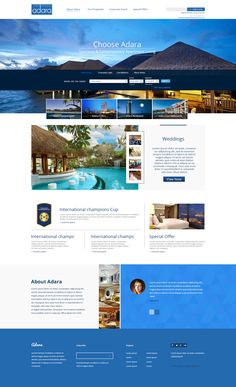 an image of a hotel website design