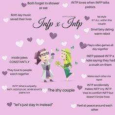 Infp Relationship Dynamics, Intp Relationship Dynamics, Intp X Infp Love, Infp Intp Relationship, Intp Love