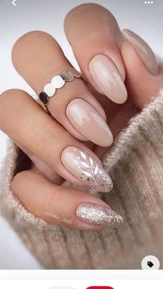 Beige Nails, Smink Inspiration, Neutral Nails, Bridal Nails, Classy Nails, Fancy Nails, Chic Nails, Short Acrylic Nails, Nail Arts