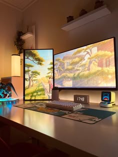 inspiration to create a warm and cozy gaming setup Gamer Room Decor, Video Game Room Design