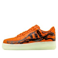 If you want something that is universally appealing, the Air Force 1 Low is here to meet your needs. Adapting to a simple and classic style, the low-cut silhouette can deliver a versatile look. The overlays on the upper can also add support and durability. \n Sporty Orange Custom Sneakers For Skateboarding, Sporty Custom Orange Sneakers For Skateboarding, Nike Orange Sneakers For Skateboarding, Orange Nike Sneakers For Skateboarding, Orange Nike Air Force 1 For Streetwear, Nike Orange Sneakers With Translucent Outsole, Orange Nike Sneakers With Translucent Outsole, Orange Low-top Nike Air Force 1, Nike Orange Skate Shoes For Streetwear