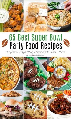 the ultimate super bowl party food roundup for game day appetizers, desserts and more