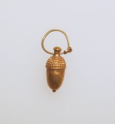 Acorn Jewelry, Acorn Pendant, Golden Earrings, Gold Design, Metropolitan Museum Of Art