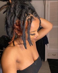 Puffy Locs, Loc Goddess, Dreads Styles For Women, Different Braids, Loc Hairstyles, Beautiful Dreadlocks, Short Locs Hairstyles, Dreads Styles, Loc Journey