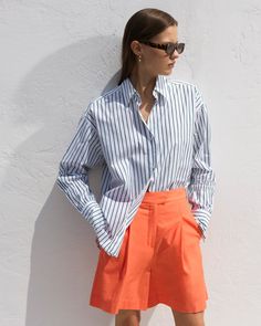 Women's New In | French Connection US French Style Women, Playful Fashion, Ss 2024, Green French, Shirt Silhouette, White Forest, Shirt Linen, City Shorts, Linen White