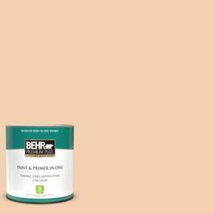 the behr paint is light beige and has a white base