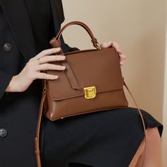 The Veltique Glamour Crossbody Bag is crafted from genuine leather, featuring a stylish thread pattern and a secure hasp closure, designed for fashion-forward shoulder wear. Thread Pattern, Brown Coffee, Business Meeting, Wristlet Wallet, Office Casual, Casual Everyday, Signature Style, Accessories Shop, Coffee Bag