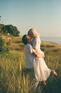 Beach film engagement photos at Lake Michigan, Michigan wedding photographer, film wedding photographer, film engagement photos, couple photos on the beach, sunset beach photoshoot, engagement photo outfits, Dom Perignon champagne, 35mm film photography, film photographer Photoshoot Ideas For Boyfriend, Sabe The Date, Field Engagement Photos, Cute Engagement Photos, Couple Engagement Pictures