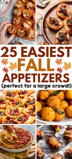 25 easy fall appetizers perfect for a large crowd