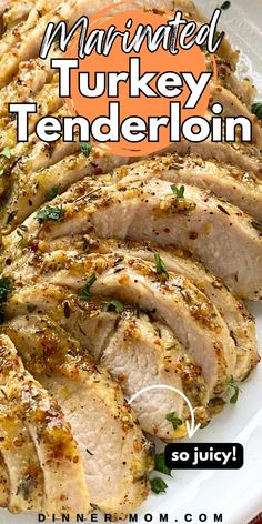 The Ultimate Marinated Turkey Tenderloin Turkey Tenderloin Recipes Thanksgiving, Turkey Tenderloin With Stuffing, Healthy Turkey Tenderloin Recipes, Roasted Turkey Tenderloin Recipes, Sous Vide Turkey Tenderloin, Marinated Turkey Recipes, How To Cook Turkey Tenderloin In Oven, Turkey Breather Recipes, Recipes Using Turkey Breast