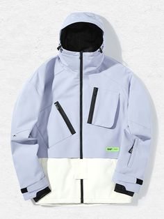 Features Include: Waterproofing: 10K Waterproof / 10K Breathable Fabric: Polyester Fit: Relaxed Insulation: Skin Warm Insulated Hood: Connected & Adjustable Hood Pockets: 2 Hand Pockets, 2 Chest Pockets, 1 Sleeve pocket Cuffs: Velcro Cuffs with Velcro Others: Two-way Zip, Brand Logo Designed for: Winter Outdoor, Snow Fashion Spring Windbreaker, Womens Snowboard, Snowboarding Men, Snow Fashion, Winter Outerwear, Snowboard Jacket, Snow Jacket, Soft Shell Jacket, Cap Design