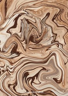 an abstract marble background with brown and white swirls